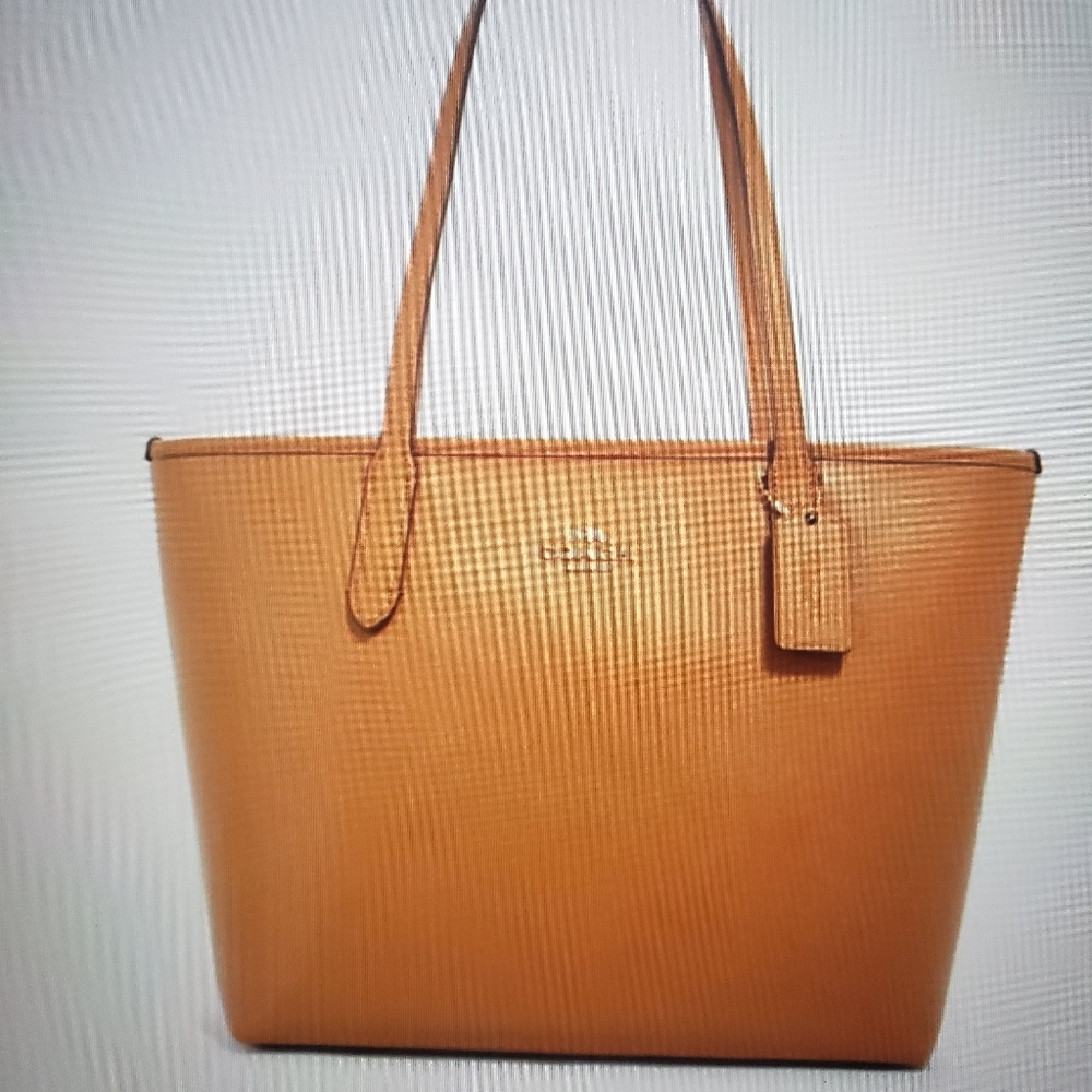Coach City Tote leather